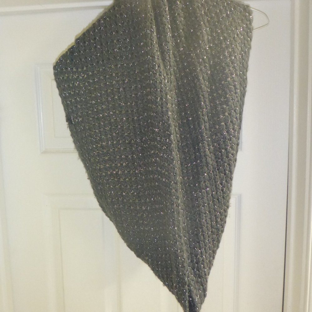 Woman's Infinity Scarf w/ Metallic Threads